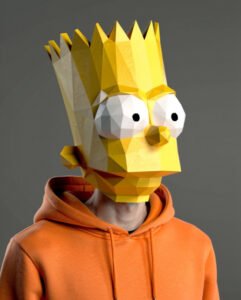 bart simpson mask