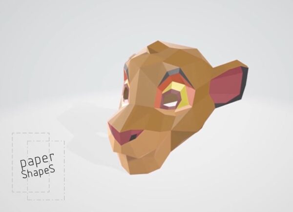 SIMBA mask DIY