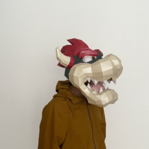 Bowser - papercraft mask HALLOWEEN