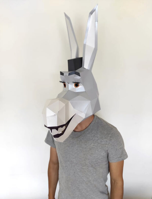 BURRO MASK PAPERCRAFT - Imagen 2