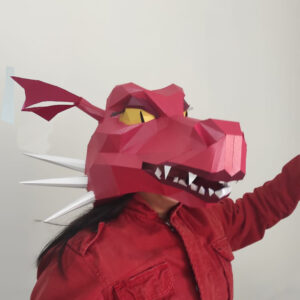 Dragona Shrek mask papercraft
