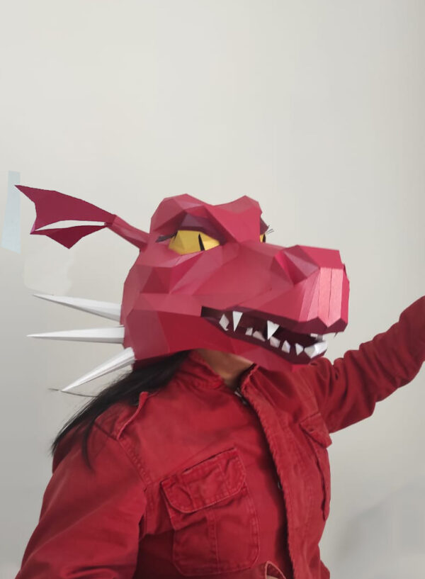 Dragona Shrek mask papercraft