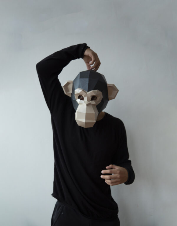Chimpancé Halloween costume - Monkey mask