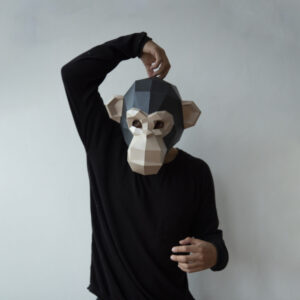 Chimpancé Halloween costume - Monkey mask