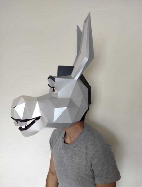 BURRO MASK PAPERCRAFT - Imagen 3