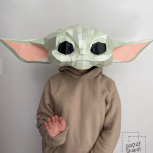 GROGU MASK halloween papercraft DIY