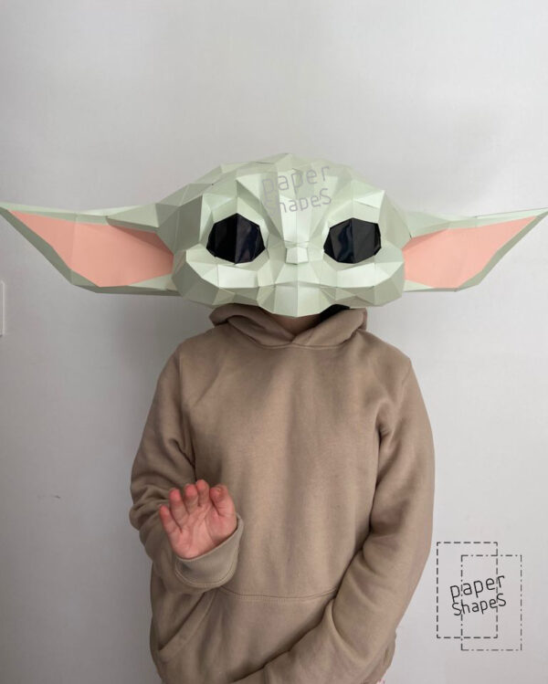 GROGU MASK halloween papercraft DIY