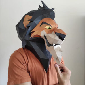 Scar Rey León máscara Halloween