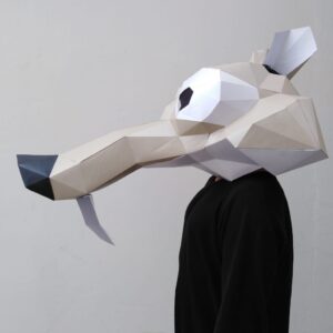 Scrat ICE AGE PAPERCRAFT MASK HALLOWEEN