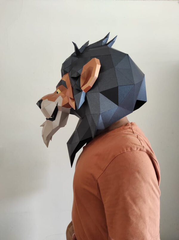 Scar Rey León máscara Halloween - Imagen 5