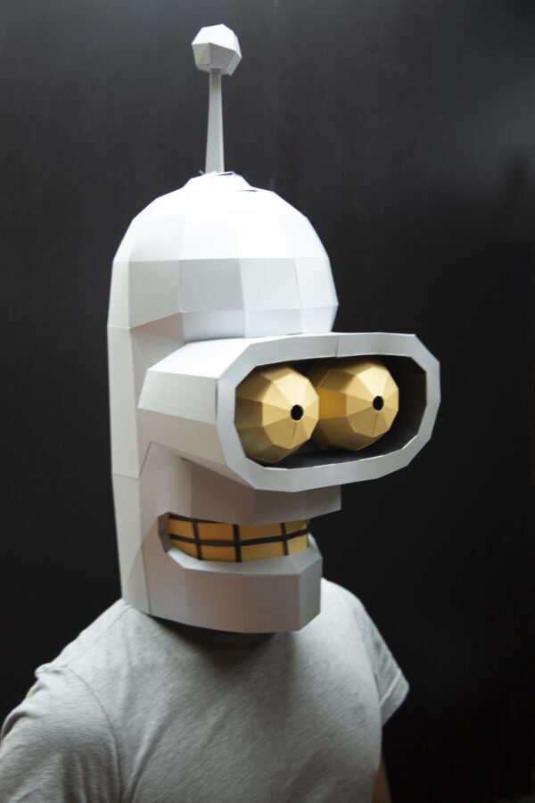 Bender Papercraft mask Halloween