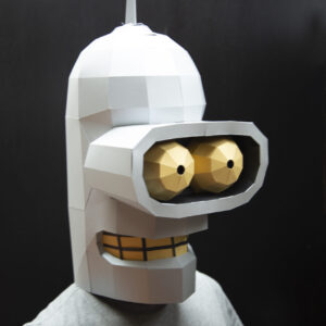 Bender Papercraft mask Halloween