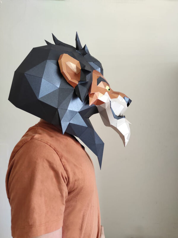 Scar Rey León máscara Halloween - Imagen 7
