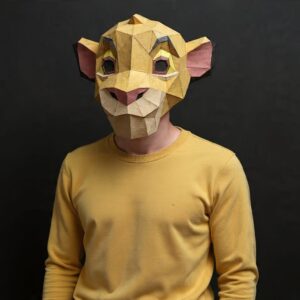 SIMBA HALLOWEEN PRINTABLE MASK
