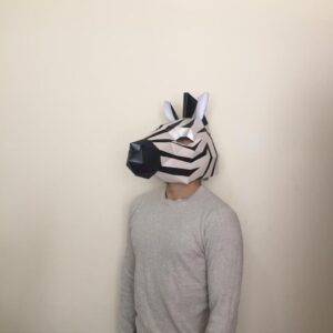 Cebra mask halloween