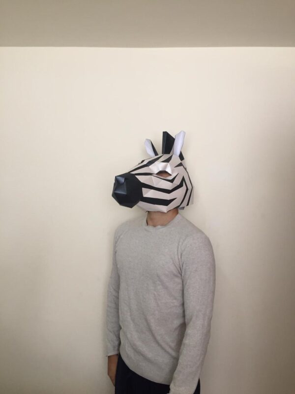 Cebra mask halloween