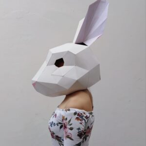RABBIT HALLOWEEN MASK - CONEJO COSTUME
