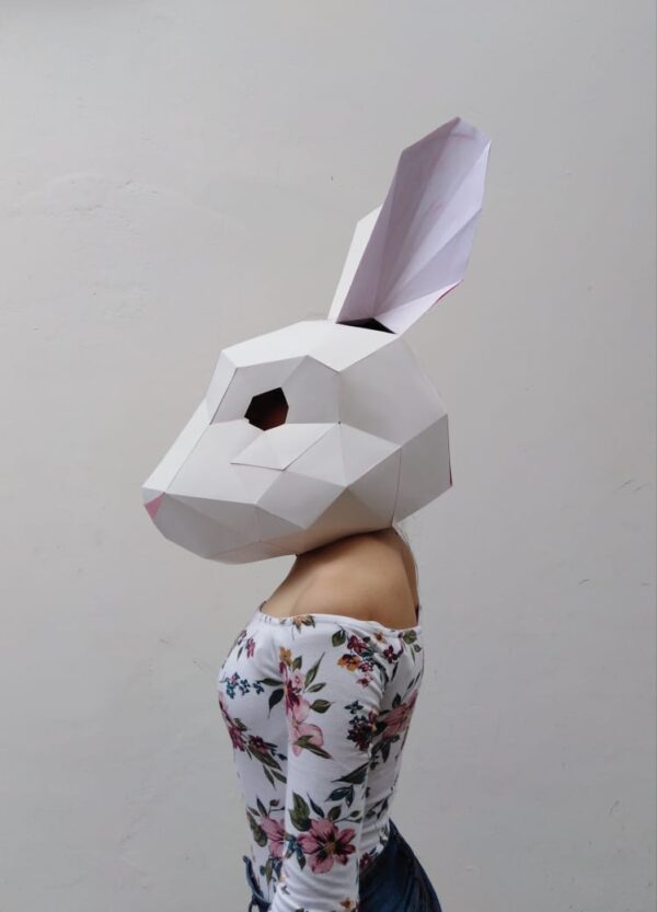 RABBIT HALLOWEEN MASK - CONEJO COSTUME