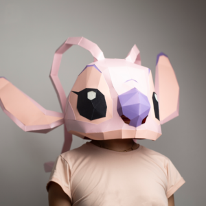 Angel mask papercraft Lilo y Stitch