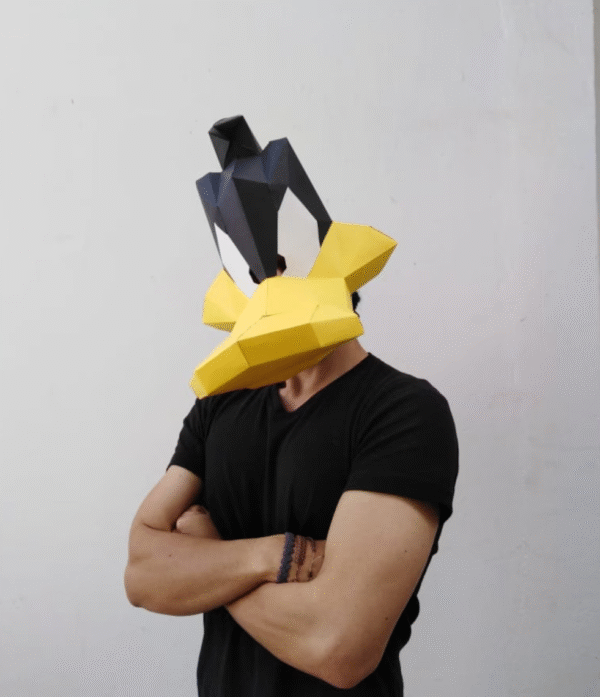 Pato Lucas Daffy Duck Papercraft Halloween
