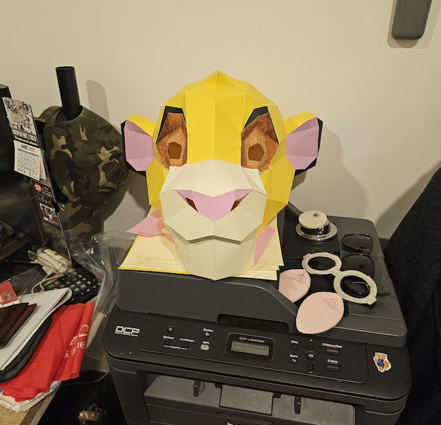 SIMBA HALLOWEEN PRINTABLE MASK - Imagen 2