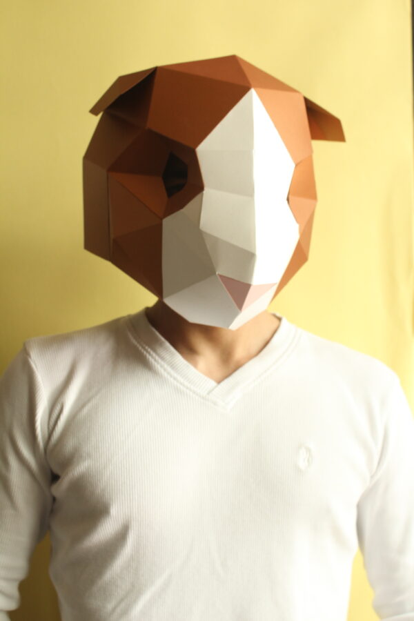GUINEA PIG HALLOWEEN MASK - cuy costume - Imagen 2