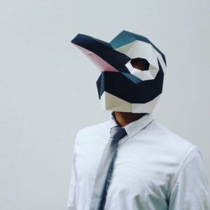 Pingüino MÁSCARA - DIY HALLOWEEN MASK