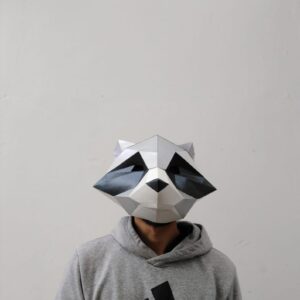 RACOON HALLOWEEN MASK - MAPACHE