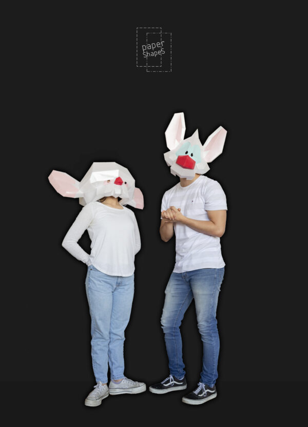 PINKY mask papercraft HALLOWEEN