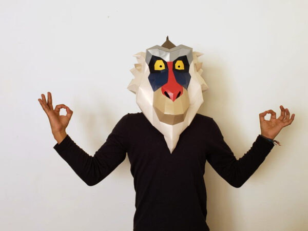RAFIKI máscara Halloween - Imagen 3
