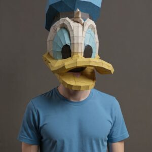 PATO DONALD PAPERCRAFT MASK
