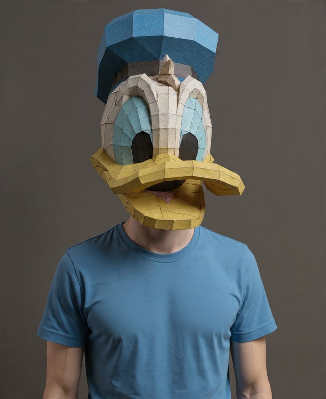PATO DONALD PAPERCRAFT MASK