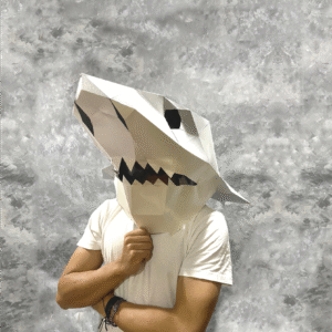 TIBURON HALLOWEN MASK -  PAPERCRAFT