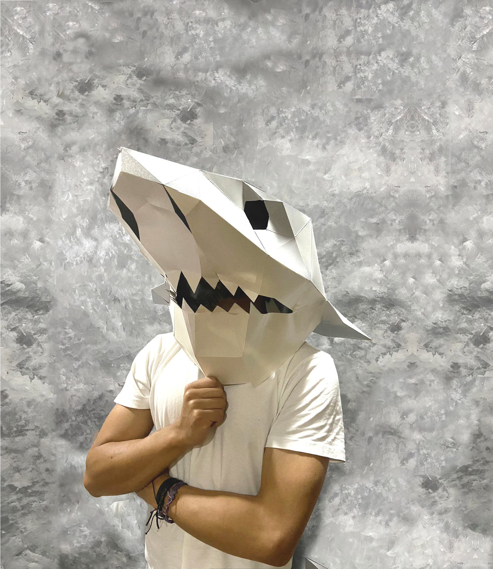 TIBURON HALLOWEN MASK - PAPERCRAFT