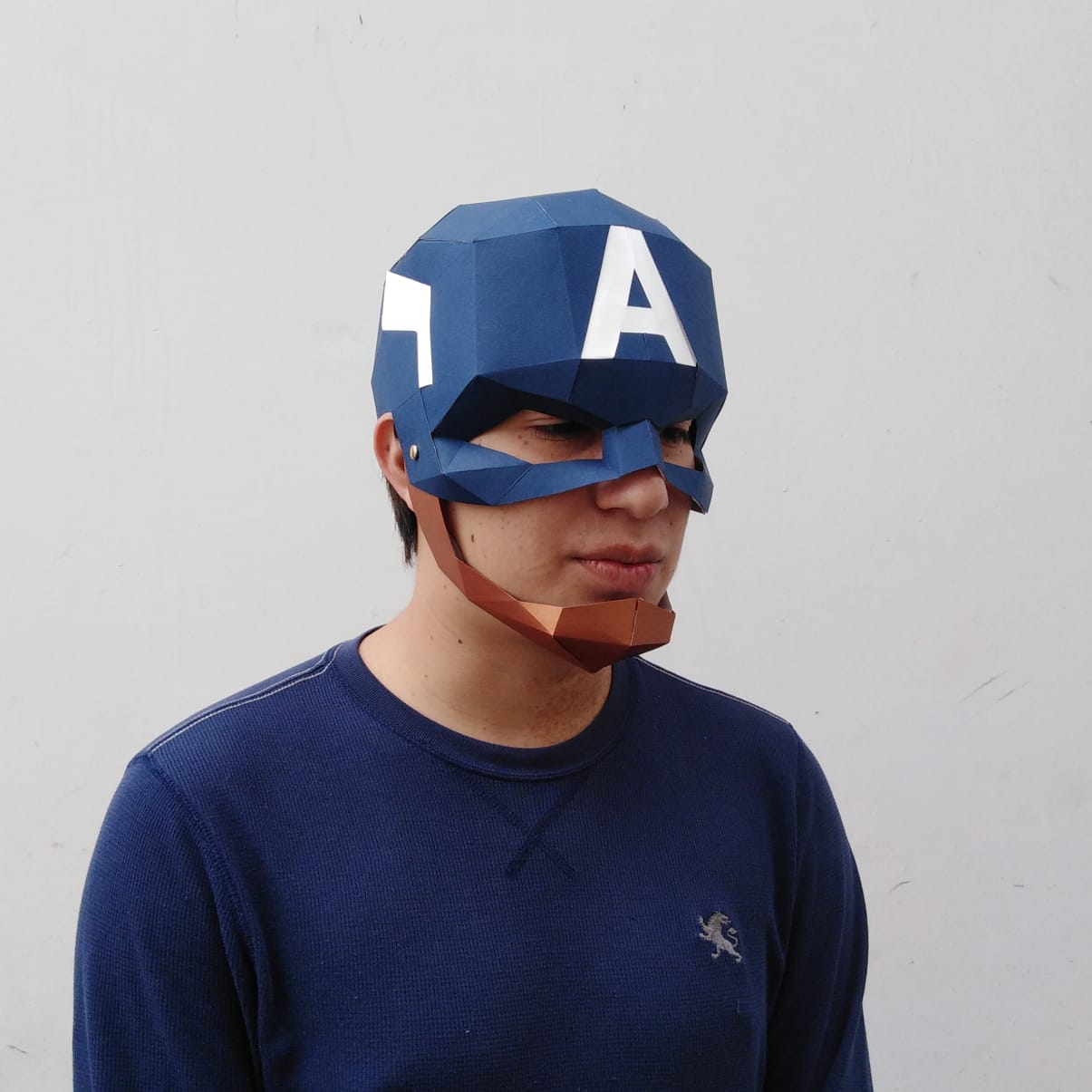 CAPITAN AMERICA PAPERCRAFT HALLOWEEN MASK