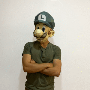 LUIGI MARIO BROS HALLOWEEN MASK