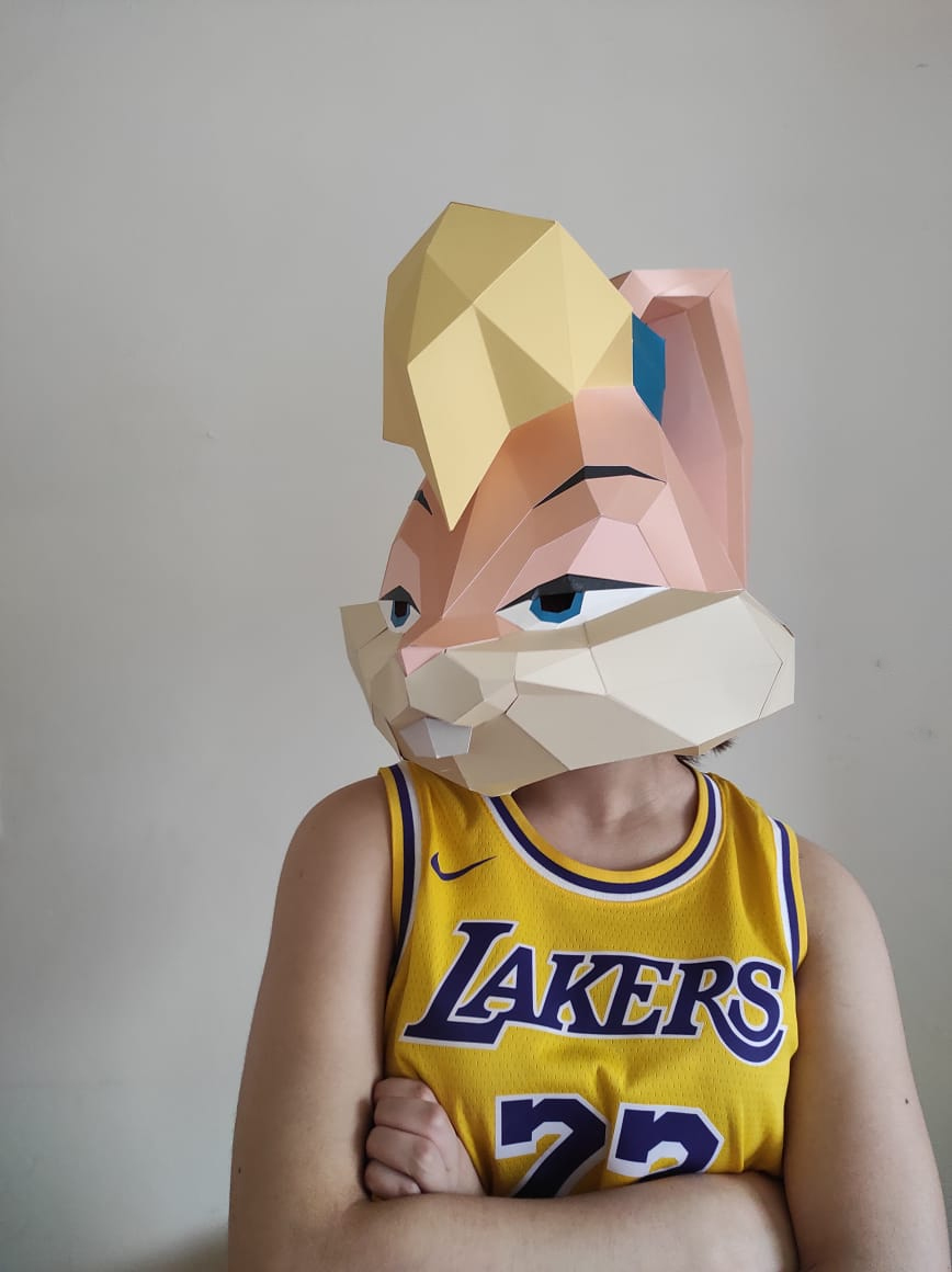 LOLA BUNNY PAPERCRAFT MASK