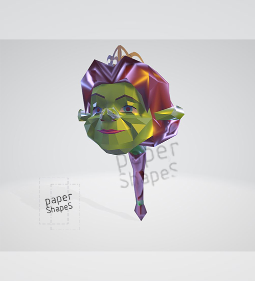 FIONA - SHREK PAPERCRAFT MASK - Imagen 2