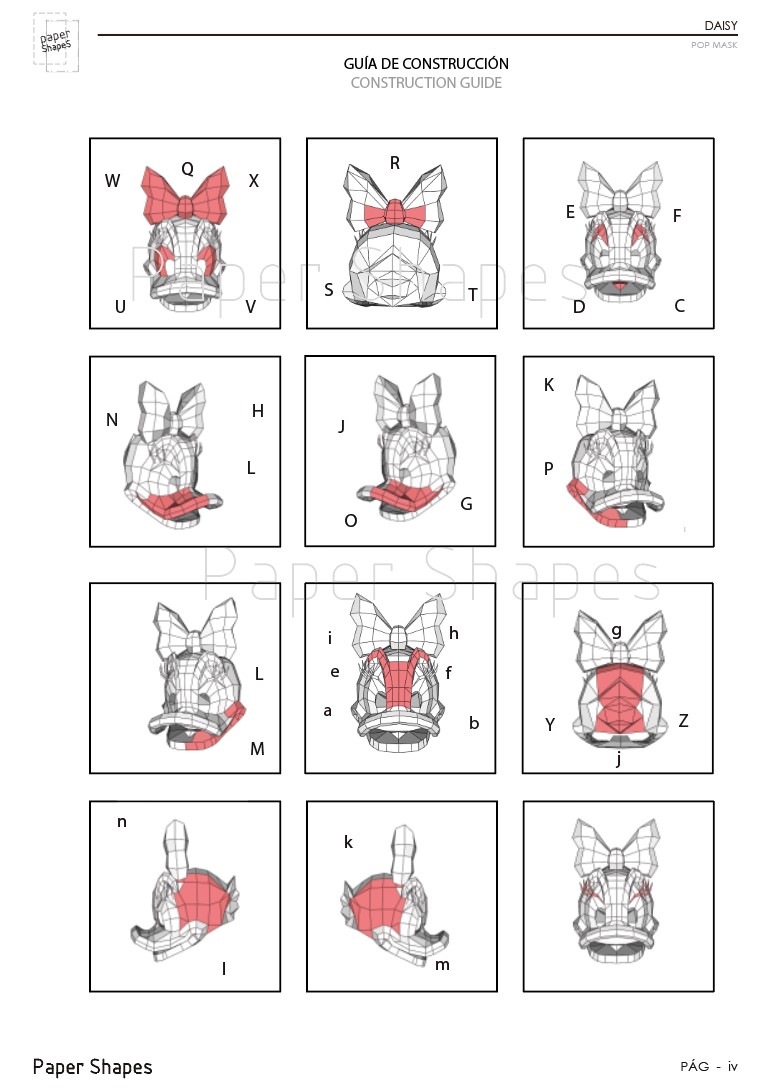 DAISY PAPERCRAFT HALLOWEEN MASK - Imagen 4