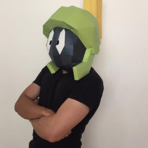 MARVIN THE MARTIAN PAPERCRAFT MASK