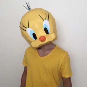 PIOLIN HALLOWEEN MASK -  DIY PRINTABLE PDF
