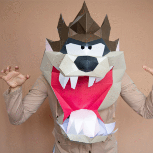 TAZ LOONEY TUNES - PDF PRINTABLE MASK