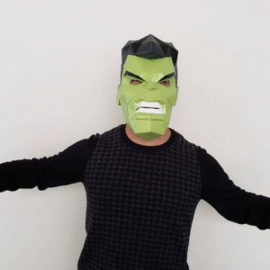 HULK HALLOWEEN PAPERCRAFT MASK