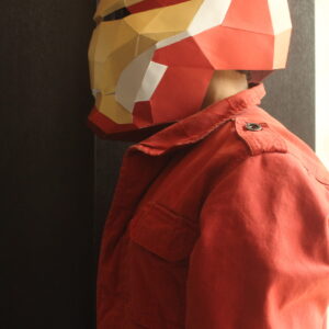 IRONMAN HALLOWEEN PAPERCRAFT MASK