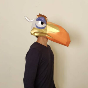 ZAZOU REY LEON HALLOWEEN MASK