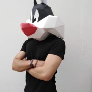 SILVESTRE PAPERCRAT MASK - DIY HALLOWEEN MASK