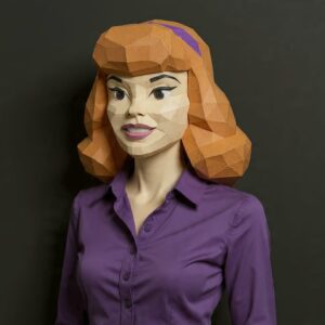 DAPHNE SCOOBY DOO  PAPERCRAFT DIY MASK