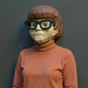 VILMA SCOOBY DOO PAPERCRAFT MASK