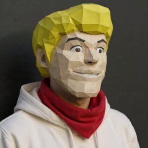 FRED SCOOBY DOO PAPERCRAFT MASK