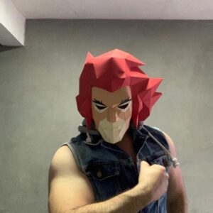 LEON-O THUNDERCATS PAPERCRAFT MASK
